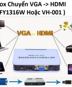 Box chuyển VGA -> HDMI (FY1316W)