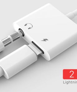 Cáp chuyển iphone 2in1 lightning + 3.5 xịn - Ảnh 2