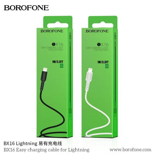 Cáp sạc borofone BX16 iphone lightning chính hãng - Ảnh 3