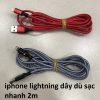 Cáp sạc iphone lightning dây dù sạc nhanh 2m