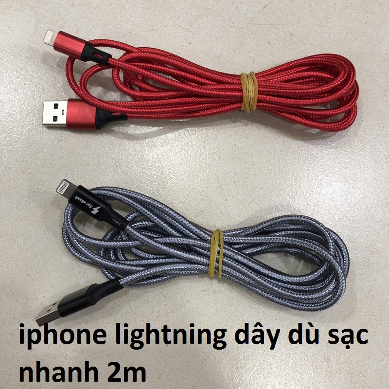 Cáp sạc iPhone 7/7Plus - 8/8 Plus - X chính hãng 100% Đà Nẵng