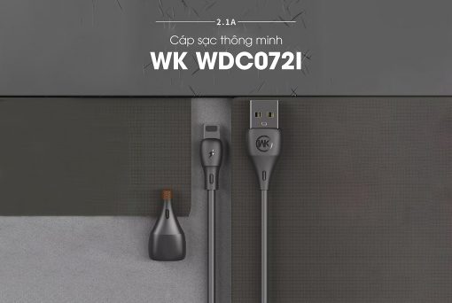 Cáp sạc WK WDC 072 iphone 2.1A - Ảnh 2