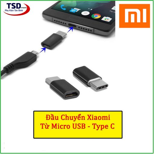Đầu chuyển cáp sạc micro sang type-c - Ảnh 1