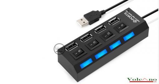 HUB chia 4 cổng USB có công tấc - Ảnh 3