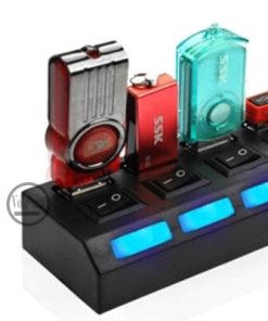 HUB chia 4 cổng USB có công tấc - Ảnh 6