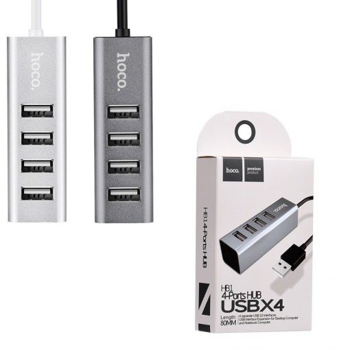 Hub chia 4 cổng usb Hoco HB1 chính hãng - Ảnh 1