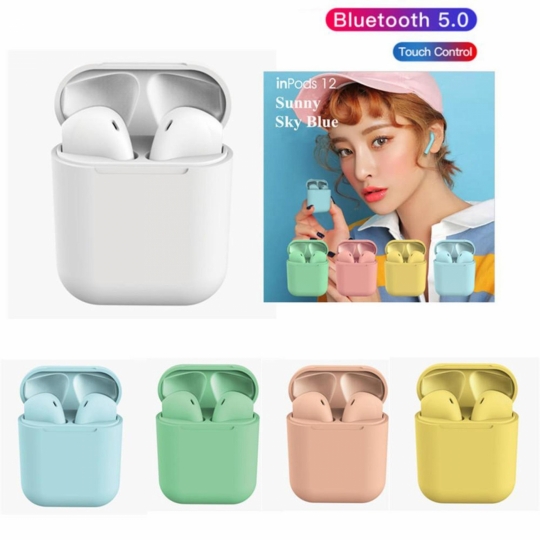 Tai Bluetooth Inpods 12 Cảm Ứng Vân Tay 