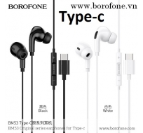 Tai Nghe Borofone BM53 Chui Type-C Chính Hãng
