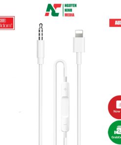 Cáp Chuyển Đổi Lightning Sang 3.5mm Có Mic ( Có Nút Chỉnh Âm Lượng)