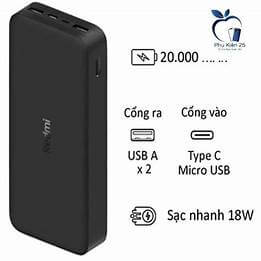 Pin sạc dự phòng ≤ 20.000 mAh